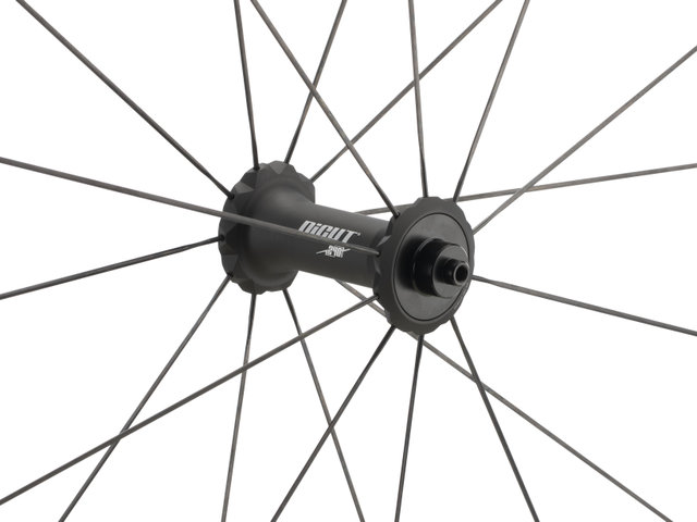 DT Swiss PR 1400 DICUT 21 frein sur jante 28" jeu de roues - emballage atelier - black | 135 mm | 28" | 100 mm | Shimano Route