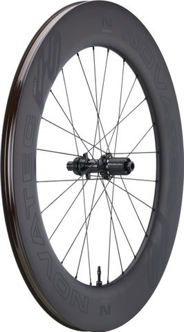 Novatec Set de Roues R8 Pro Disc Center Lock Carbon 28" - black/142 mm/100 mm/Shimano Route/Non Boost/Non Boost/28"