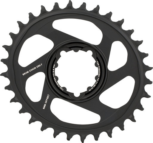 SRAM Oval X-Sync 2 Direct Mount 6 mm Chainring for X01/XX1/GX Eagle - black/32 