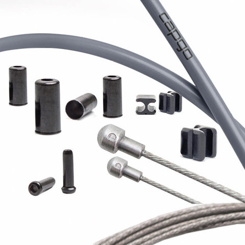 capgo Set de câbles de frein BL pour Shimano/SRAM Route - gris/2000 