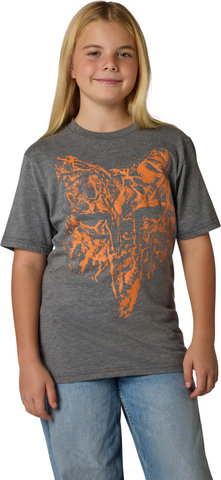 Fox Head Youth HD Image Print S/S T-Shirt - heather dark grey | M