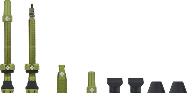 Muc-Off Tubeless Ventile V2 - green/SV 60 mm