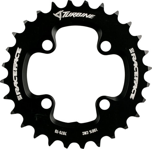 Race Face Turbine 11-speed Chainring, 4-arm - black/28 