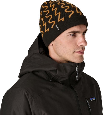 Patagonia PowSlayer Beanie - fresh tracks black