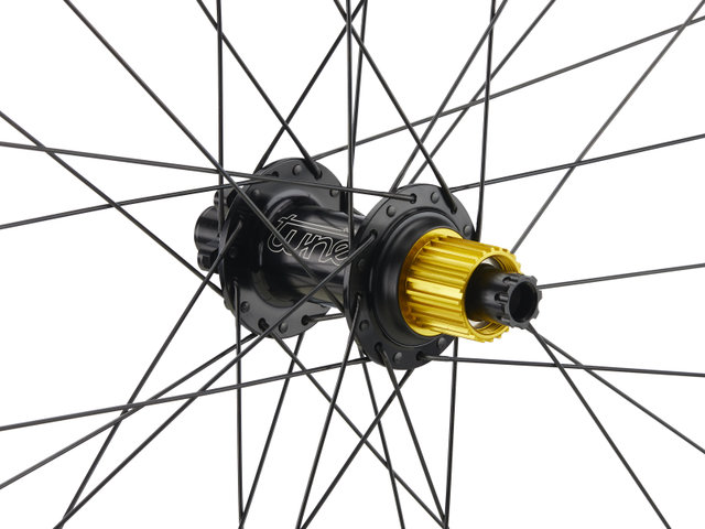 tune Juego de ruedas Race 30K4 Endurance Boost Disc 6 agujeros 29" - negro/Shimano Micro Spline/Boost/148 mm/110 mm/Boost/29"/110 mm/Shimano Micro Spline/110 mm/148 mm