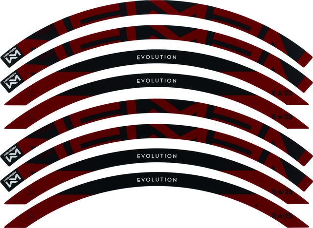 NEWMEN Felgen Decal Kit X.A.25 - red/27,5"