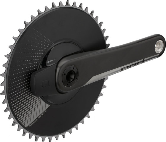 QUARQ Red 1 AXS Aero DUB Powermeter Carbon Kurbelgarnitur - black/172,5 mm 48 Zähne
