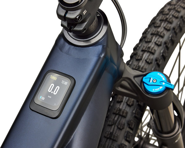 Specialized Turbo Levo R Comp Alloy E-Mountainbike - satin metallic deep marine-shadow silver | 140 mm | 160,0 mm | XS | 29" (VR), 27,5" (HR) | 44 mm