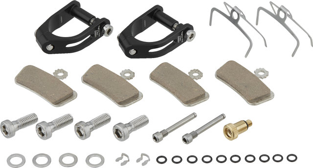 Trickstuff Direttissima Front+Rear Disc Brake Set - silver-silver/Set/Flip-Flop (non-side-specific)