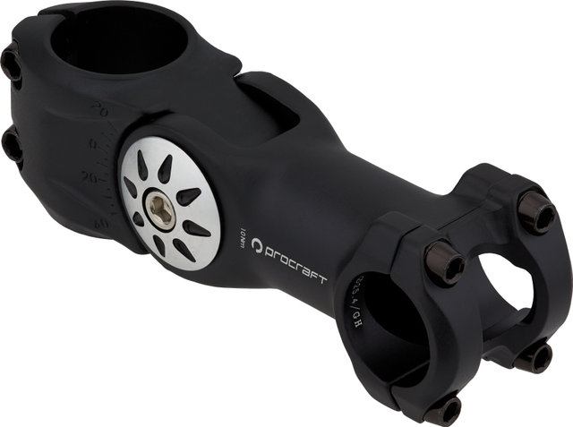 Procraft Potence 4Bolt Adjustable Ahead - noir mat/95 mm