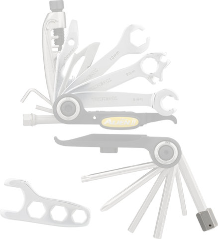 Topeak 10 mm Hex Bit for Alien 2 - silver