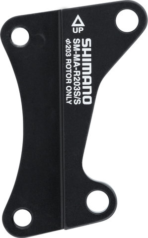 Shimano Disc Brake Adapter for 203 mm Rotors - black/rear IS to IS