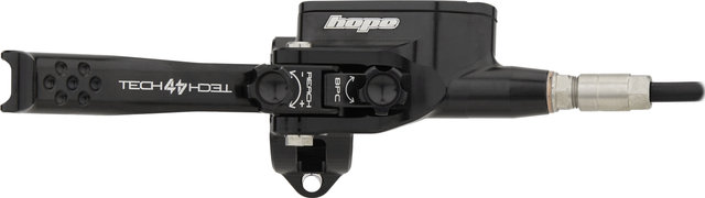 Hope Tech 4 V4 v+h Set Scheibenbremse mit Kunststoffleitung - black-black/Set/links/rechts (seitenspezifisch)