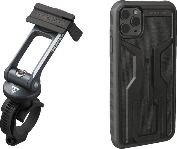 Topeak RideCase für iPhone 11 Pro Max mit RideCase Mount - schwarz-grau