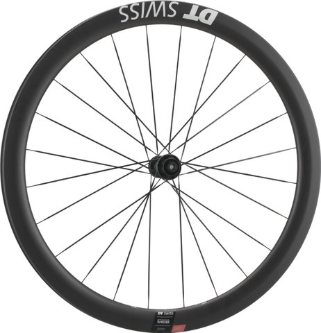 DT Swiss Rueda ERC 1100 DICUT 45 Carbon Disc Center Lock 28" - negro | 28" | sólo rueda delantera | 100 mm | sólo rueda delantera