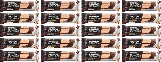 Powerbar Protein Soft Layer Protein Bars - 20 Pieces - chocolate toffee-brownie