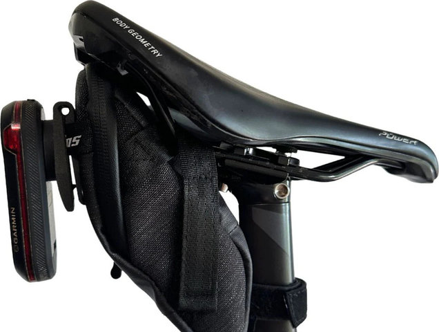 KOM Cycling clip para bolsa de sillín para soporte de luz radar - universal
