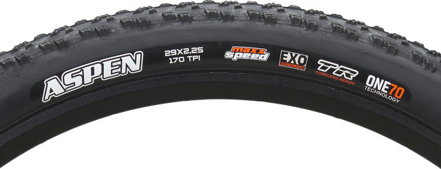 Maxxis Aspen TeamSpec MaxxSpeed EXO ONE70 TR 29" Folding Tyre - black/29 /57 mm/57-622/2.25 