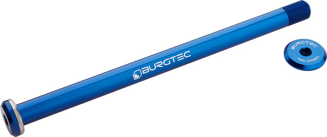 Burgtec Eje pasante trasero para Santa Cruz V10 - deep blue/157 mm
