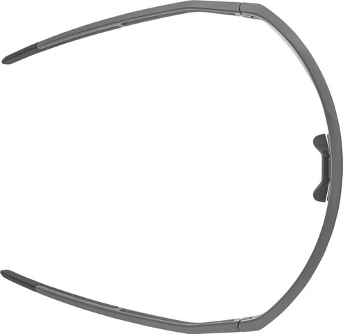 Alpina Sonic HR QV Sports Glasses - midnight grey matt | quattro/varioflex rainbow mirror