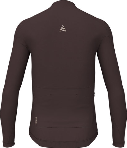 7mesh Maillot Ashlu Merino L/S - dark chocolate/M