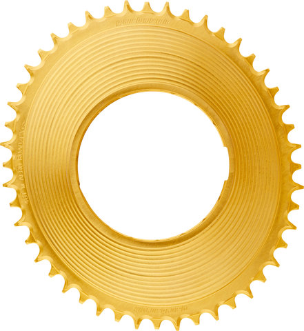 Garbaruk Plato Thread Mount para SRAM RED XPLR AXS PM Oval - gold/48/48 