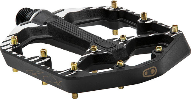 crankbrothers Pedales de plataforma Stamp 7 Fabio Wibmer Edición Firma - black | 100 mm | 100 mm | small