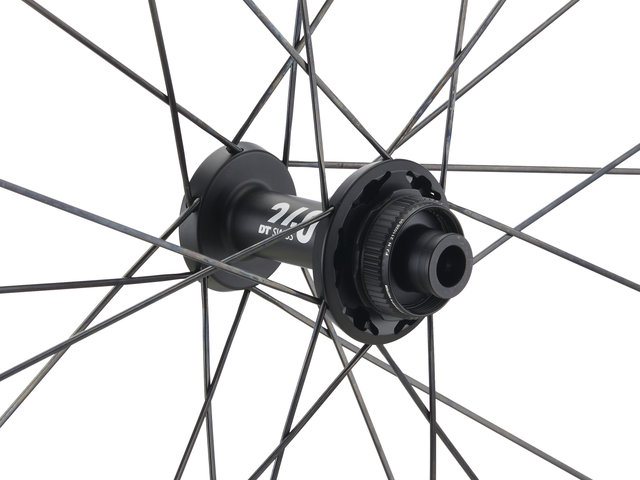 DT Swiss Juego de ruedas ERC 1400 DICUT 35 Carbon Disc Center Lock 28" - negro/142 mm/100 mm/28"/Shimano carretera/100 mm/Shimano carretera/100 mm/142 mm