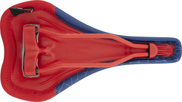 SQlab 611 Ergowave active 2.1 Saddle Wings for Life Ltd. Edition - blue-red/140 mm