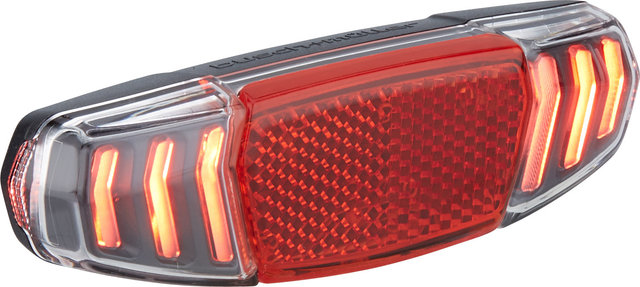 busch+müller Lampe Arrière à LED Dart E Brex Feu de Freinage pour E-Bike (StVZO) - noir-rouge