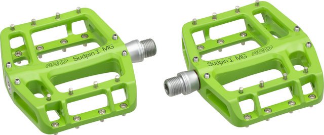 NC-17 Pedales de Plataforma Sudpin I MG S-Pro - verde/105 mm/96 mm