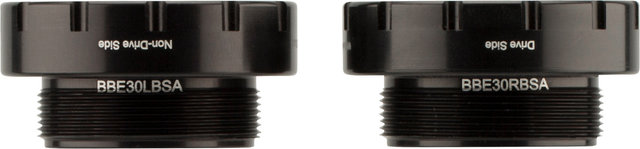 White Industries Eje de pedalier de acero inoxidable BSA 30 - black/BSA