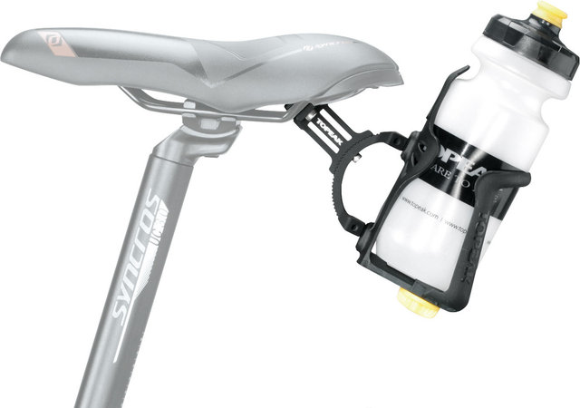 Topeak Adaptador de portabidón Omni-BackUp Elite – montaje en el sillín - negro