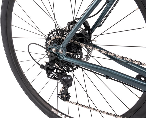 Bombtrack Vélo de gravel Arise SG CUES 1x10 vitesses - metallic midnight blue | XS | 27,5" (650B) | 170,0 mm | 55 mm