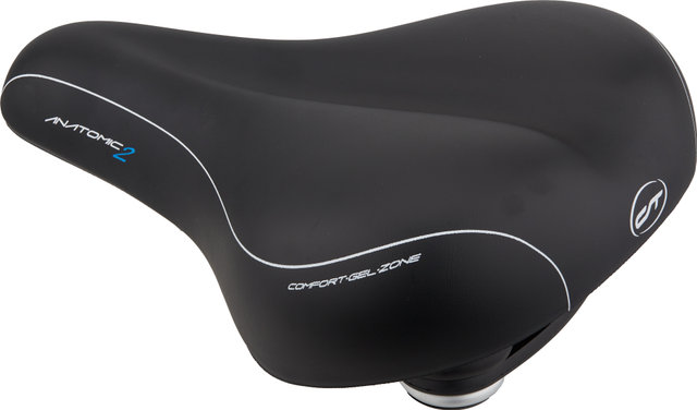 CONTEC Anatomic 2 City Herren Sattel - schwarz