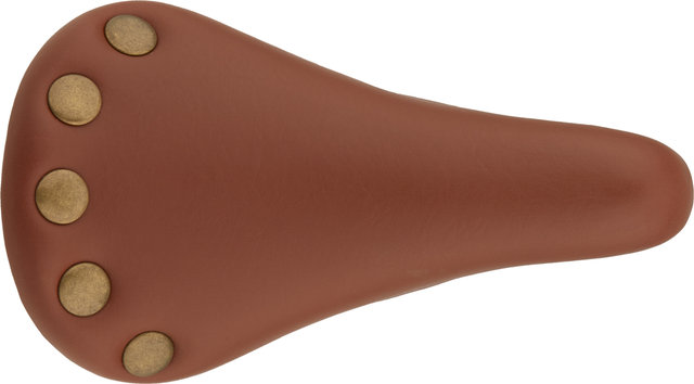 EARLY RIDER Saddle w/ Rivets and Fixed Seatpost - brown/25.4 mm / 170 mm