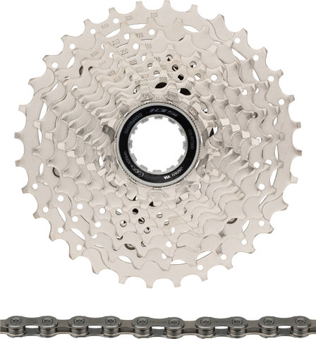 Shimano 105 R7000 group 2x11 34-50 with direct mount (rear seat stay) - silky black | 11-32 | Shimano Road | 172,5 mm | Shimano Road | Braze-on | 34-50
