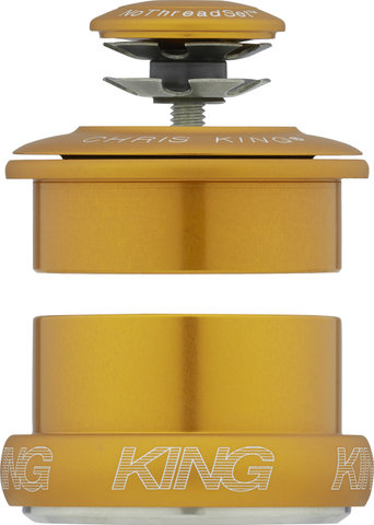 Chris King Juego de dirección InSet i5 ZS49/28,6 - EC49/40 GripLock - gold/1 1/8" - 1,5" tapered/ZS49/28,6 - EC49/40