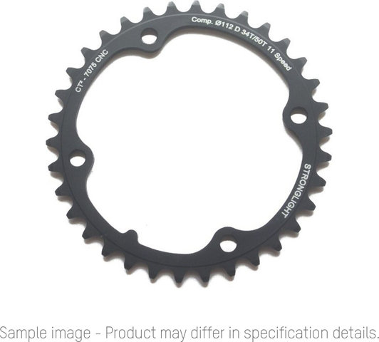 Stronglight Plato CT2 Road Campagnolo 11 vel., 4 brazos, círc. de ag. 145/112 mm - negro/34 dientes