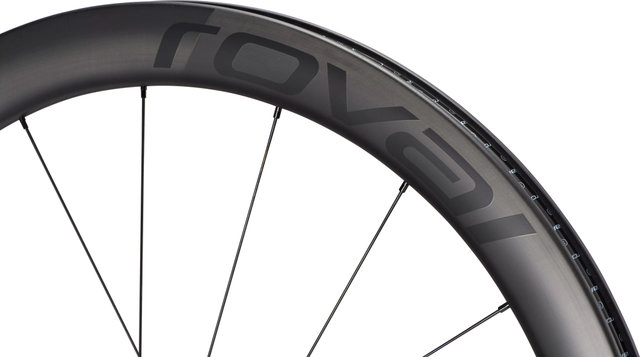 Specialized Rueda Roval Rapide CL II Carbono Disc Center Lock 28" - satin carbon-satin black/142 mm/sólo rueda trasera/28"/Shimano carretera