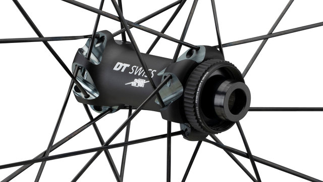 DT Swiss Set de Roues en Carbone CRC 1100 SPLINE 38 Disc CL 28" Tubular - noir/142 mm/100 mm/28"/Shimano Route/100 mm/100 mm/142 mm/SRAM XDR