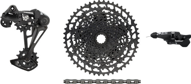 SRAM Kit de Mise à Niveau NX Eagle 1x12 vitesses VAE avec Cassette - black - NX grey/14 dents/Shimano MTB/Shimano VTT/aucun/11-50/aucun/sans