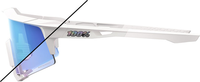 100% Speedcraft Photochromic Sports Glasses - bastille | blue mirror photochromic