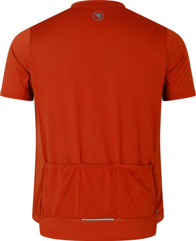 Endura Loop S/S Zipped Trikot - flame red | L