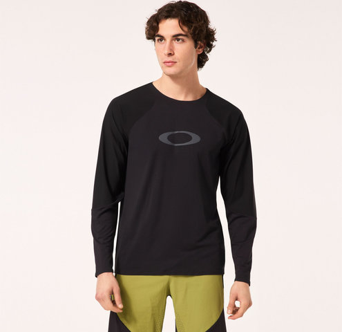 Oakley Camiseta de manga larga Seeker Airline - blackout/M