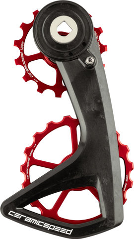CeramicSpeed Sistema de Roldanas OSPW RS 5-Spoke para SRAM RedD1/E1+ForceD1 v2 Red - red | 14 dientes (rueda guía), 20 dientes (rueda tensora)