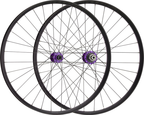 Hope Set de Roues Pro 5 + Fortus 35 Disc Center Lock 27,5" Boost - purple/Shimano VTT/Boost/148 mm/110 mm/Boost/27,5" (650B)/110 mm/Shimano MTB/110 mm/148 mm