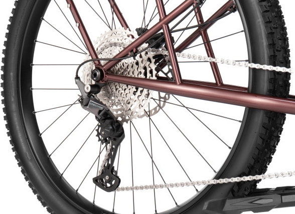 Bombtrack Beyond+ Midtail Deore Mountainbike - matt metallic burgundy | 51 mm | M | 29" | 170,0 mm
