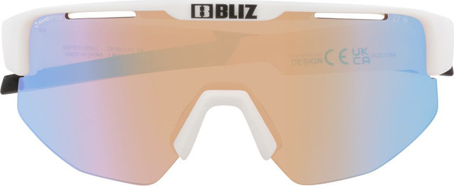 Bliz Lunettes de sport Matrix Small Nano Optics Nordic Light - matte white/coral-orange-blue