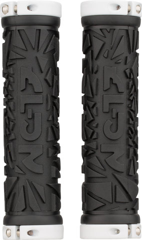 NC-17 Poignées de Guidon Take Control S-Pro Lock On - noir / blanc/130 mm